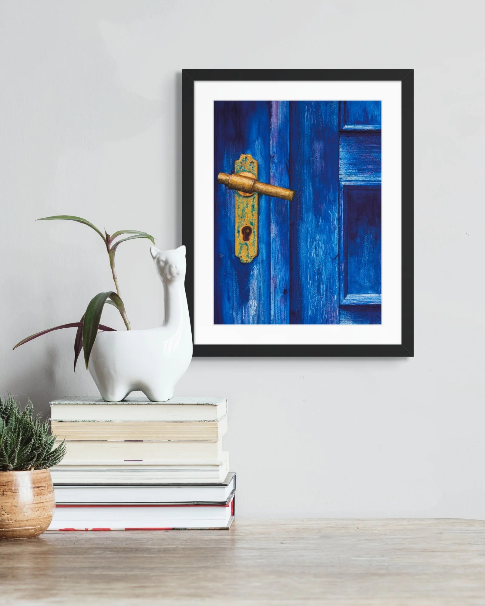 Echoes Behind the Blue Door — Michael Jacobs Fine Art